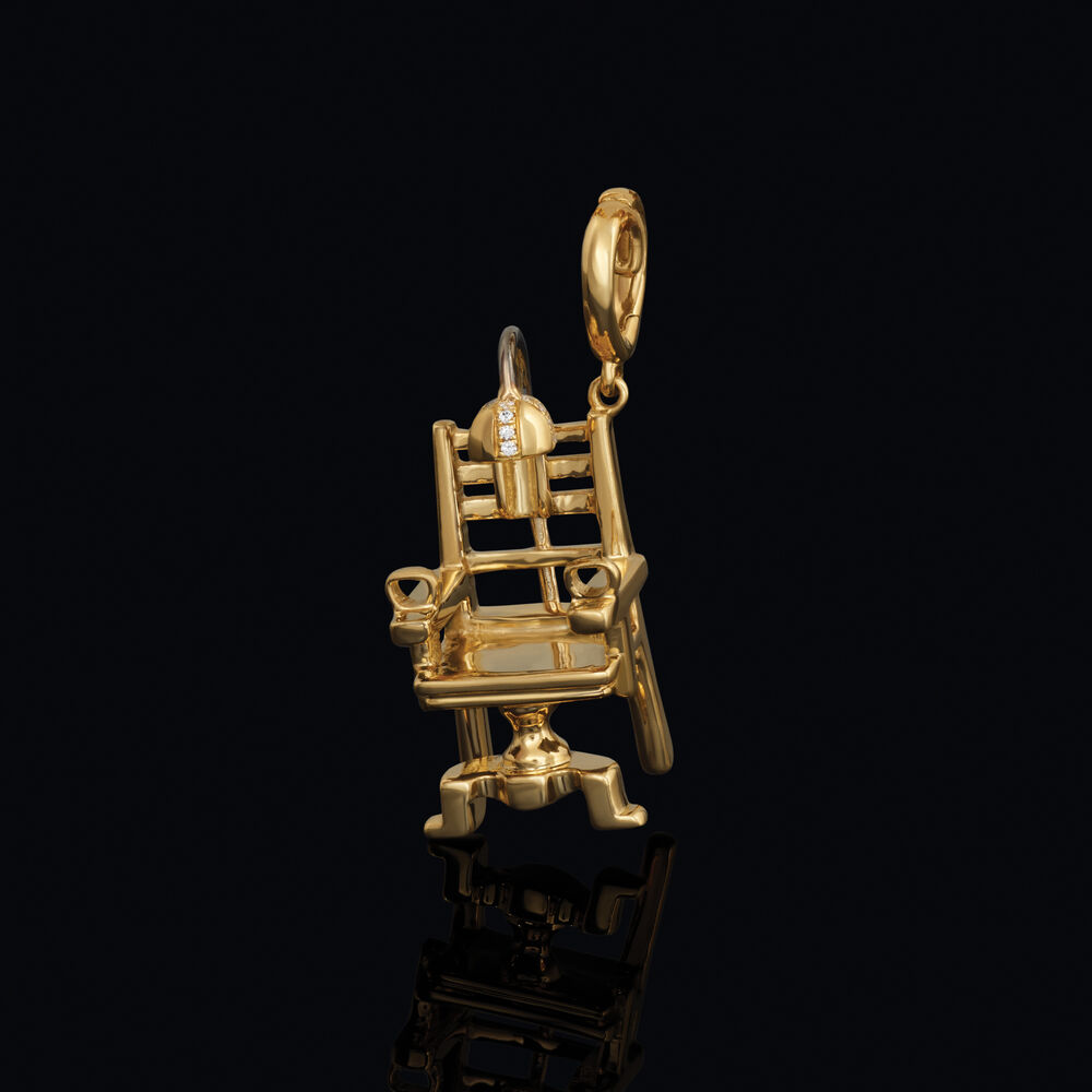 Annoushka x The Vampire's Wife 18ct Yellow Gold Seat Charm Pendant | Annoushka jewelley